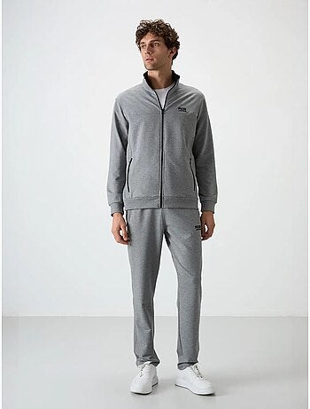 Conjunto de sudadera de forro polar de punto y pantalón para hombre tommy
