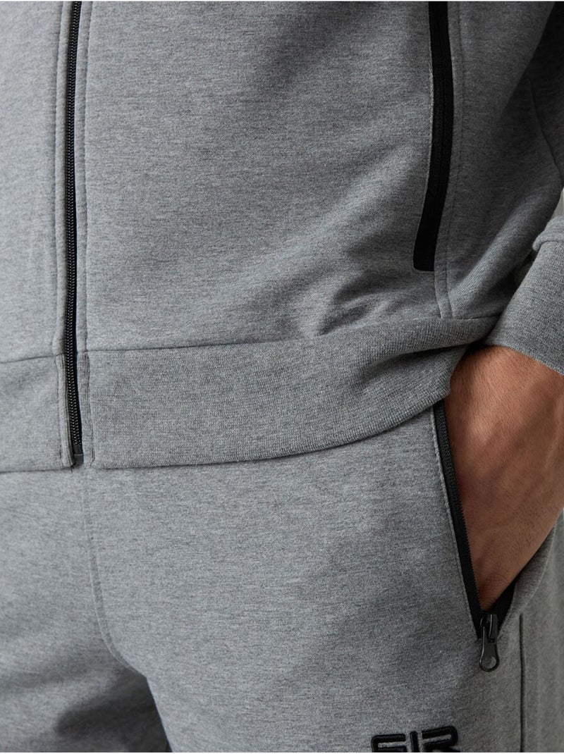 Conjunto de sudadera de forro polar de punto y pantalón para hombre tommy Gris - Kiabi