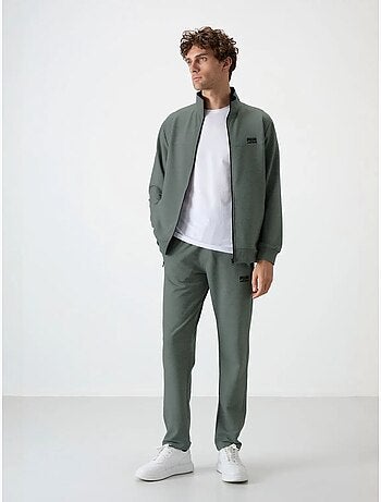 Conjunto de sudadera de forro polar de punto y pantalón para hombre tommy