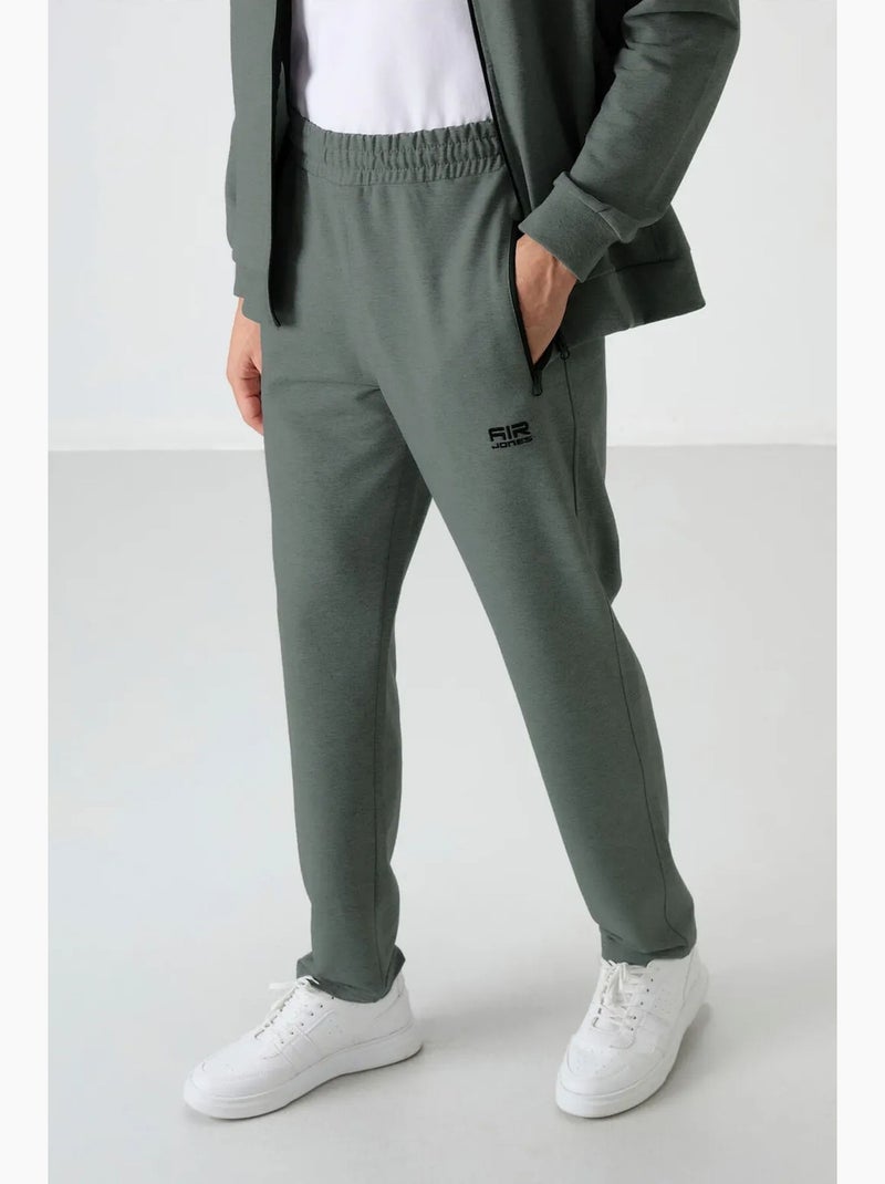 Conjunto de sudadera de forro polar de punto y pantalón para hombre tommy Verde - Kiabi
