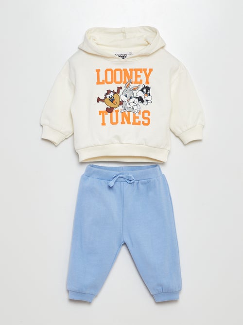 Conjunto de sudadera + legging de canalé 'Looney Toons' - 2 piezas - Kiabi