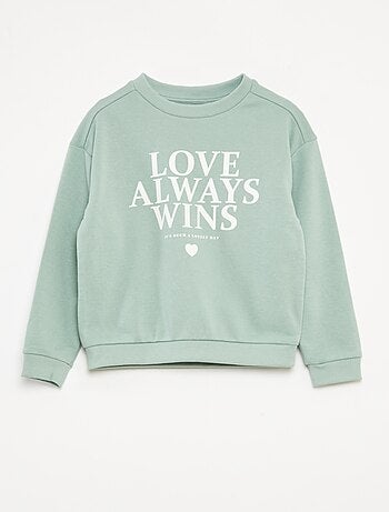 Conjunto de sudadera + legging estampado - 2 piezas