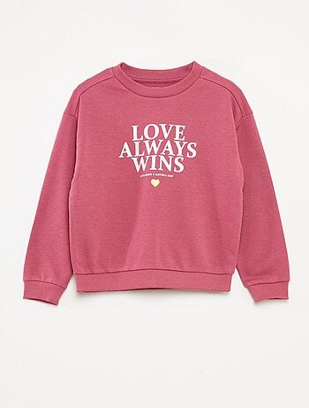 Conjunto de sudadera + legging estampado - 2 piezas