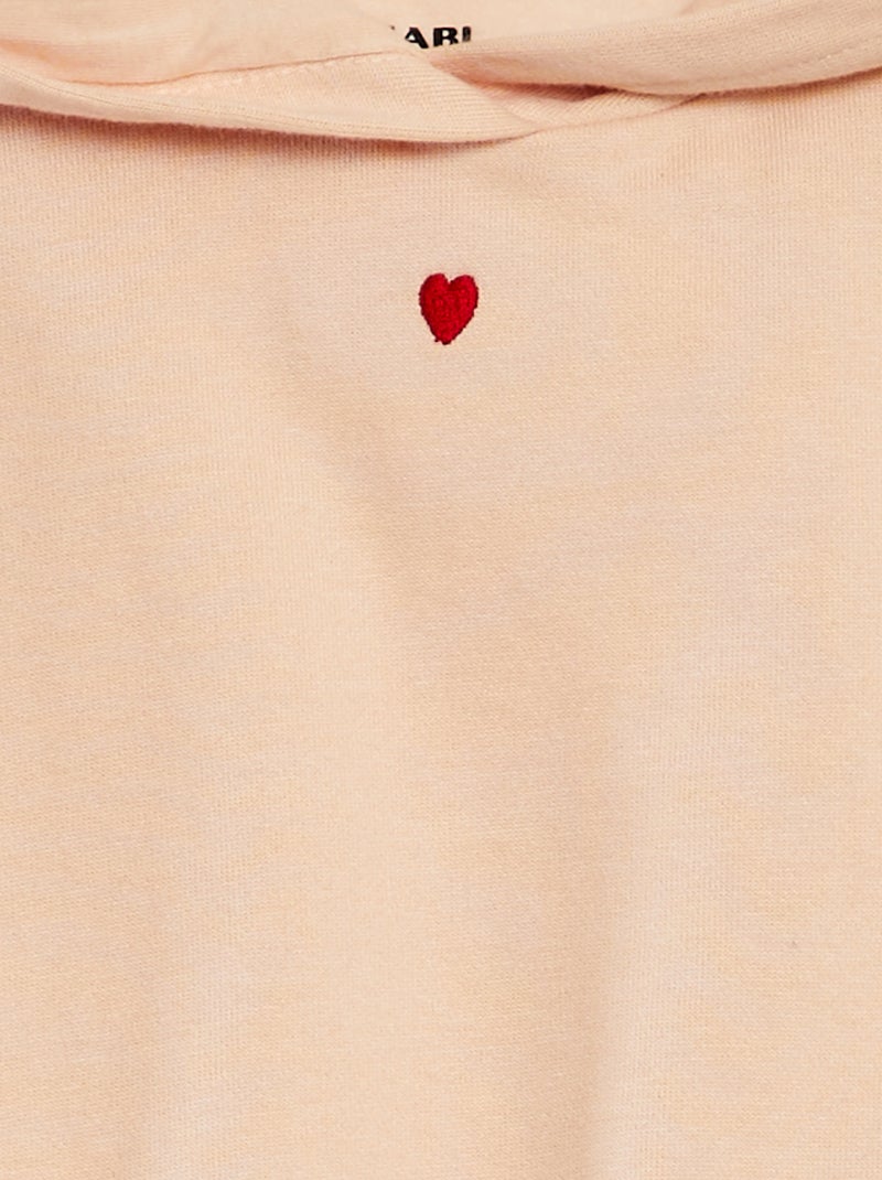 Conjunto de sudadera + legging gofrado - 2 piezas BEIGE - Kiabi