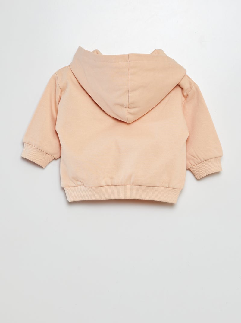 Conjunto de sudadera + legging gofrado - 2 piezas BEIGE - Kiabi