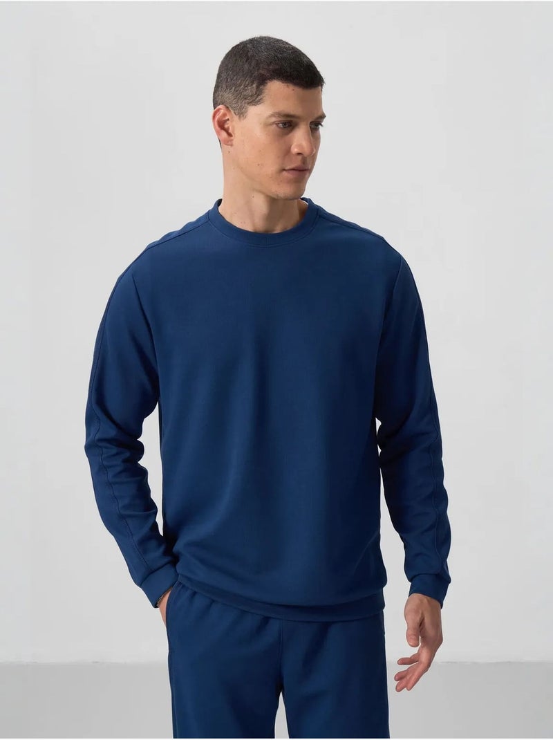 Conjunto de sudadera oversize y pantalón para hombre tommy Azul marino - Kiabi
