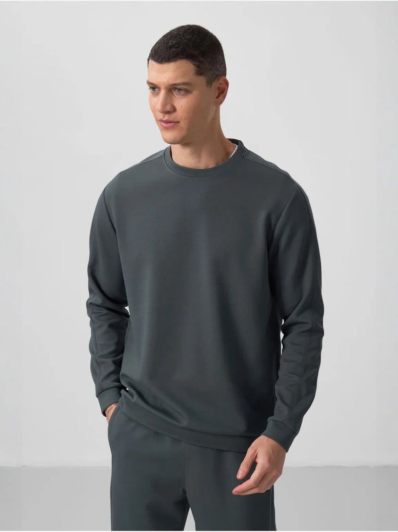 Conjunto de sudadera oversize y pantalón para hombre tommy Gris negro - Kiabi