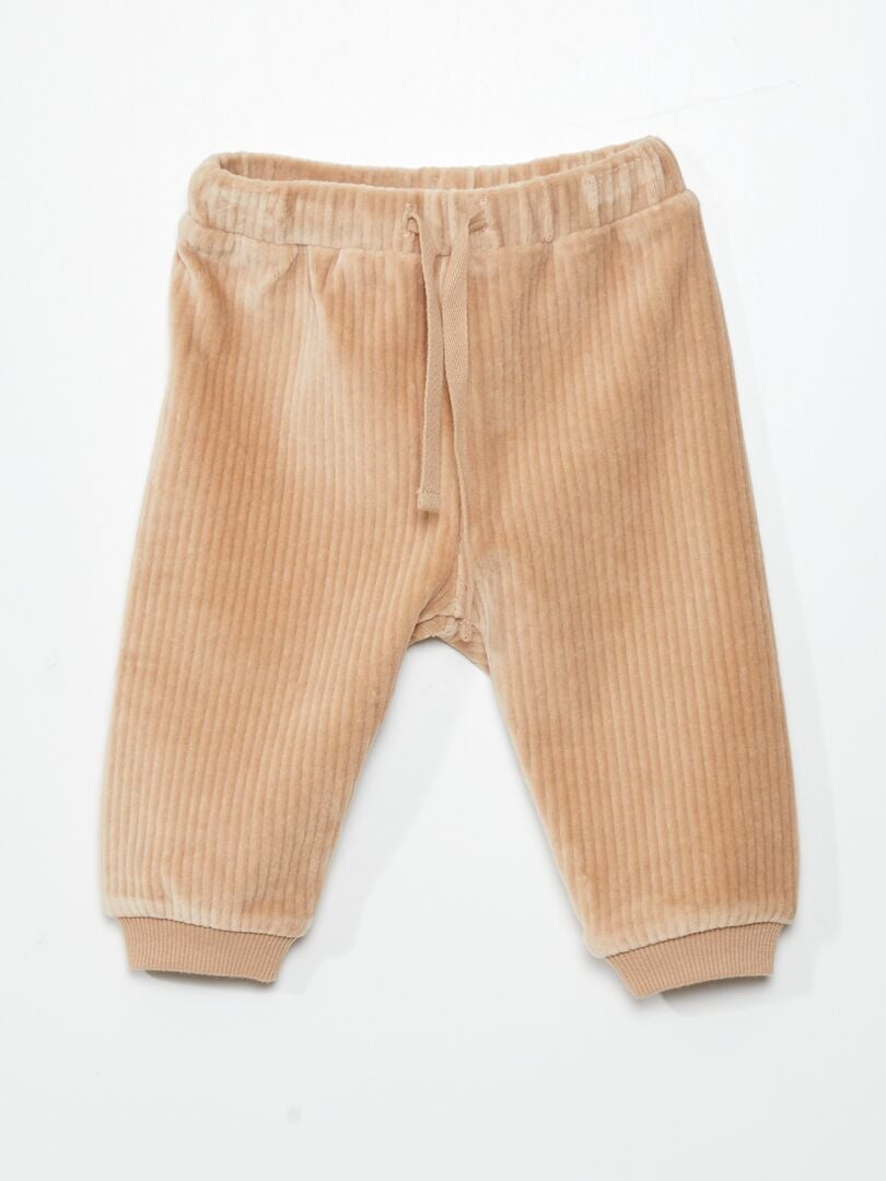 Conjunto de sudadera + pantalón - 2 piezas BEIGE - Kiabi