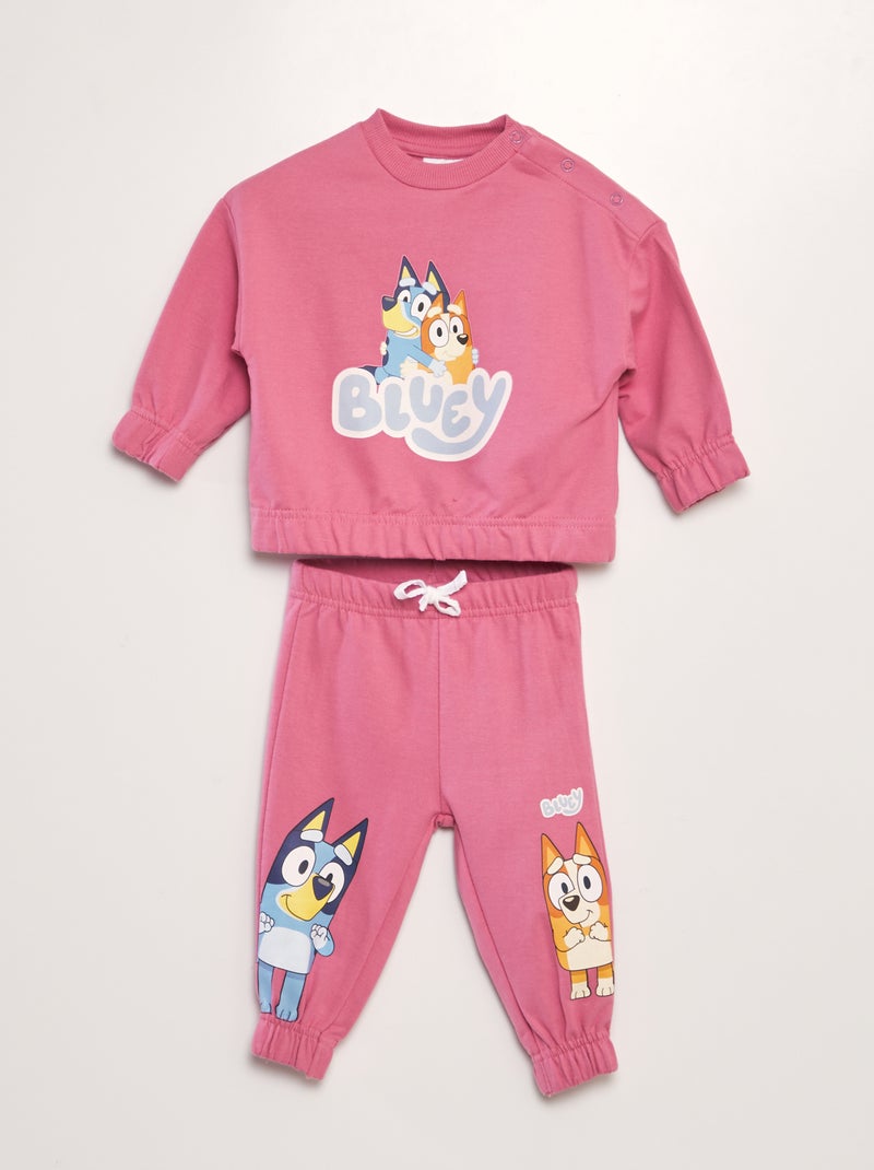 Conjunto de sudadera + pantalón 'Bluey' - 2 piezas ROSA - Kiabi
