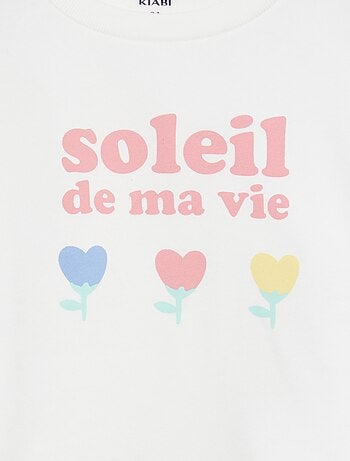 Conjunto de sudadera + Pantalón corto ciclista estampado