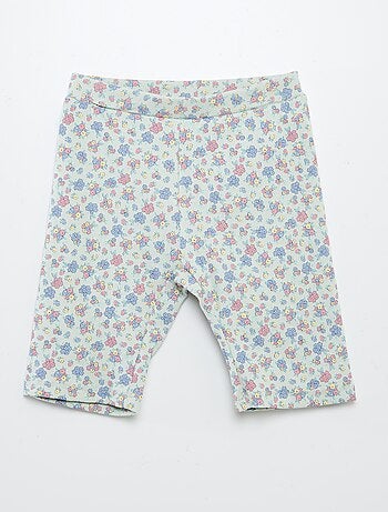 Conjunto de sudadera + Pantalón corto ciclista estampado