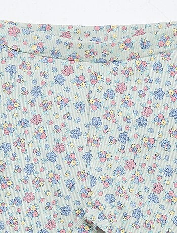 Conjunto de sudadera + Pantalón corto ciclista estampado