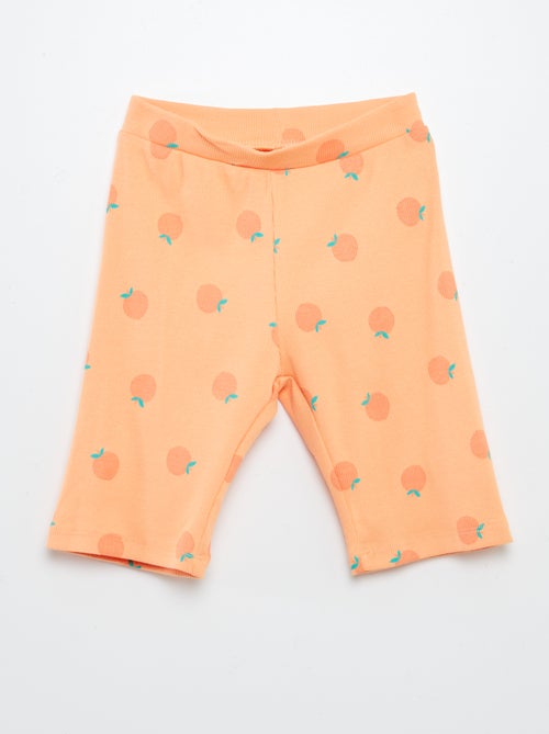 Conjunto de sudadera + Pantalón corto ciclista estampado - Kiabi