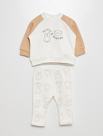 Conjunto de sudadera + pantalón de chándal 'Miffy' - 2 piezas