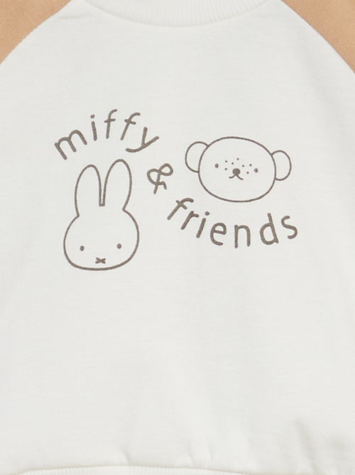 Conjunto de sudadera + pantalón de chándal 'Miffy' - 2 piezas - Kiabi