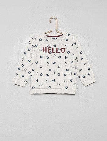 Conjunto de sudadera + pantalón de felpa - Kiabi