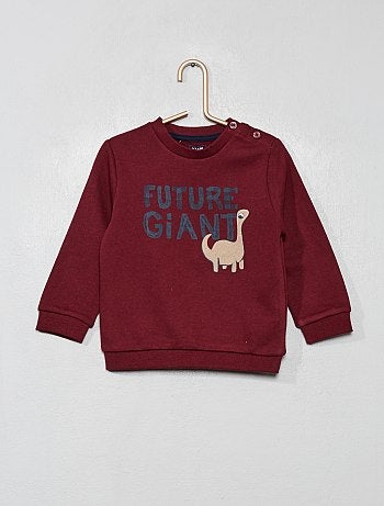 Conjunto de sudadera + pantalón de felpa - Kiabi