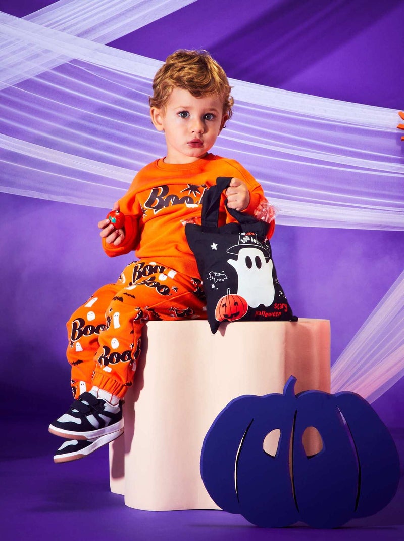 Conjunto de sudadera + pantalón de jogging - 2 piezas - Halloween BLANCO - Kiabi