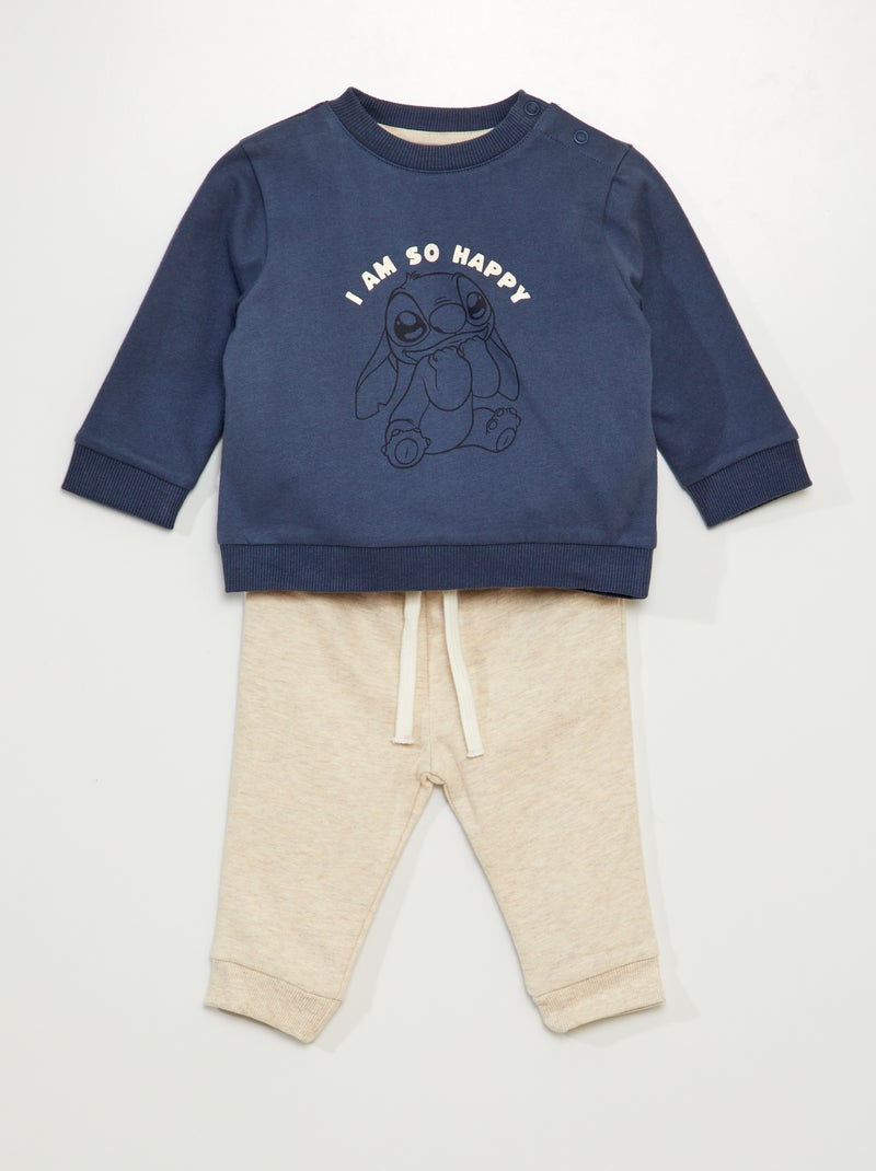 Conjunto de sudadera + pantalón de jogging 'Disney' - 2 piezas AZUL - Kiabi
