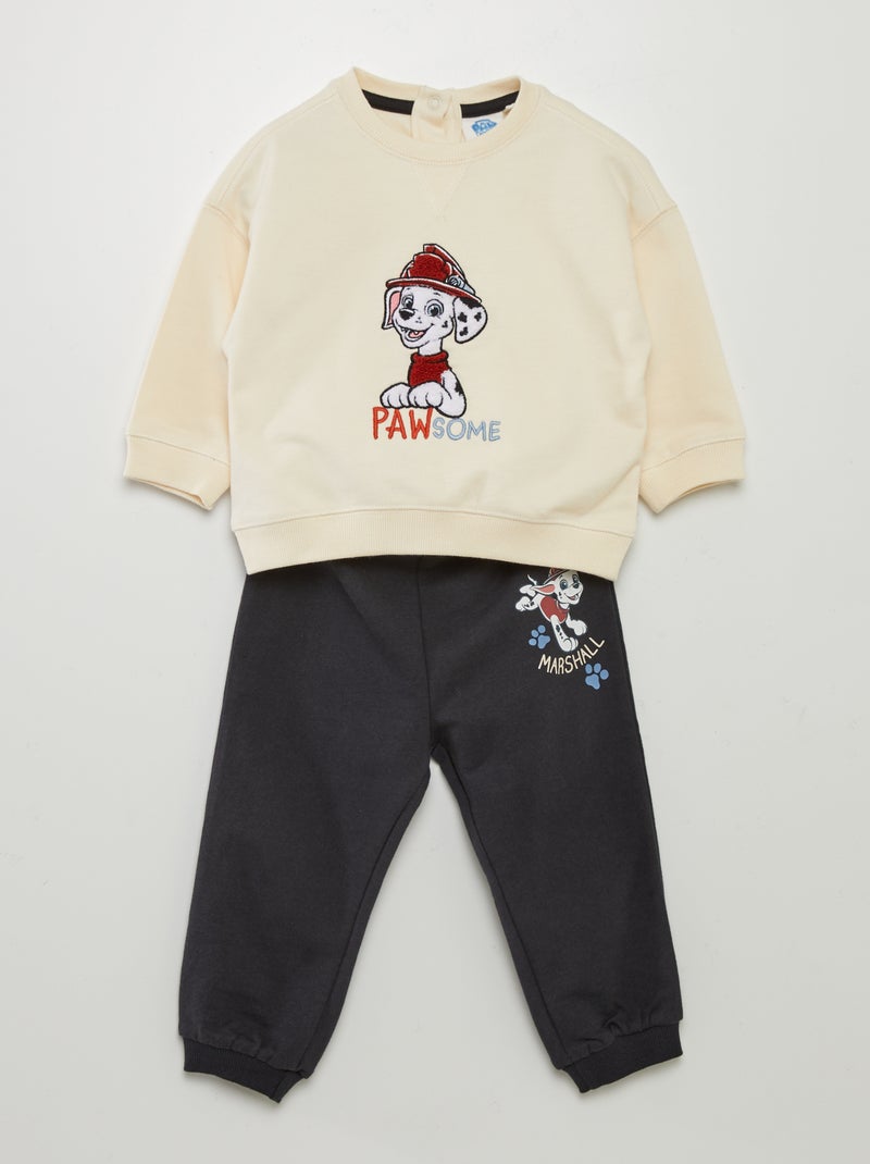 Conjunto de sudadera + pantalón de jogging 'La Patrulla Canina'  - 2 piezas BEIGE - Kiabi