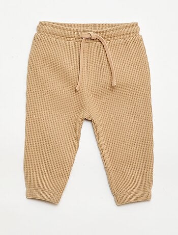 Conjunto de sudadera + pantalón de nido de abeja - 2 piezas