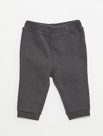 Conjunto de sudadera + pantalón de nido de abeja - 2 piezas
