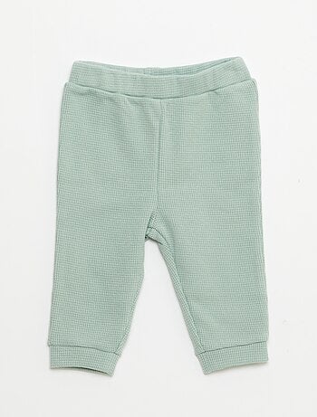 Conjunto de sudadera + pantalón de nido de abeja - 2 piezas
