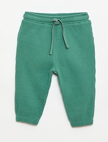 Conjunto de sudadera + pantalón de nido de abeja - 2 piezas