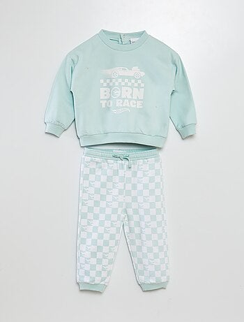 Conjunto de sudadera + pantalón 'Hot Wheels' - 2 piezas