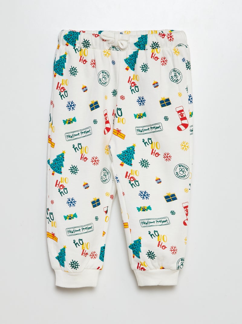 Conjunto de sudadera + pantalón 'La Patrulla Canina'  - 2 piezas BLANCO - Kiabi