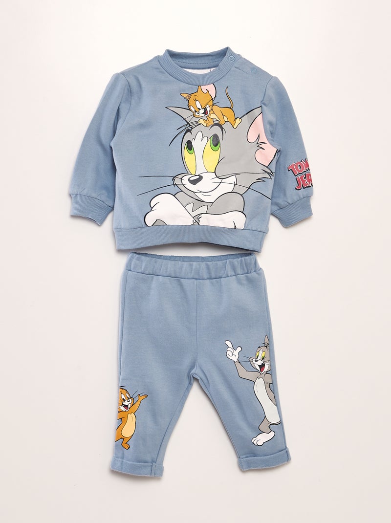 Conjunto de sudadera + pantalón 'Tom y Jerry' - 2 piezas GRIS - Kiabi