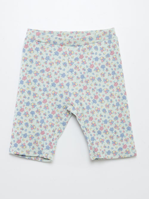 Conjunto de sudadera + short ciclista estampado - Kiabi