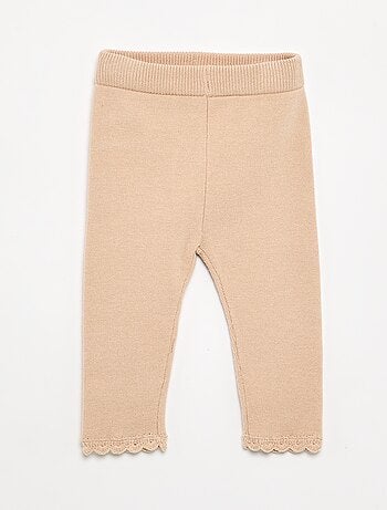 Conjunto de sudadera y legging de punto compacto - 2 piezas