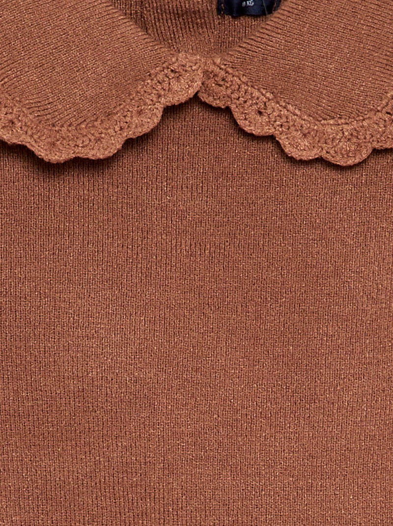 Conjunto de sudadera y legging de punto compacto - 2 piezas Marron - Kiabi
