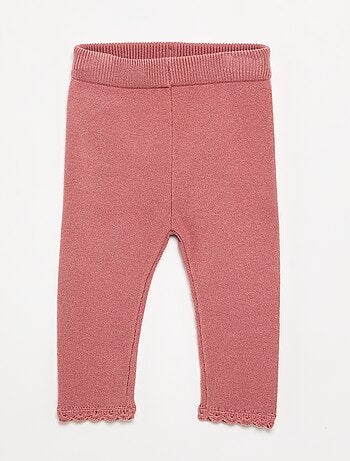 Conjunto de sudadera y legging de punto compacto - 2 piezas