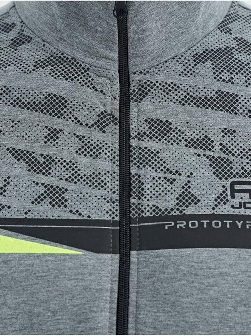 Conjunto de sudadera y pantalón con estampado y cuello con cremallera tommy - Kiabi Conjunto de sudadera y pantalón con estampado y cuello con cremallera tommy - Kiabi