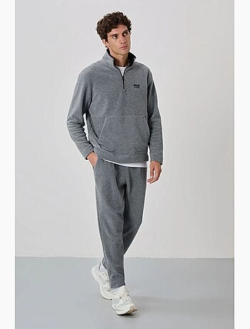 Conjunto de sudadera y pantalón de forro polar de poliéster para hombre tommy