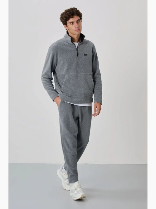 Conjunto de sudadera y pantalón de forro polar de poliéster para hombre tommy - Kiabi