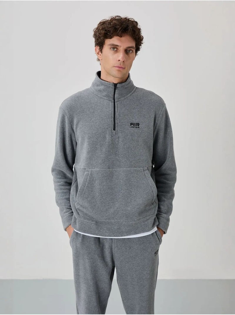 Conjunto de sudadera y pantalón de forro polar de poliéster para hombre tommy Gris - Kiabi
