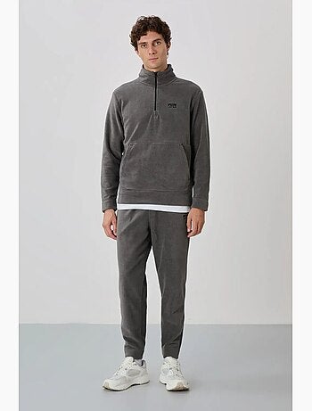 Conjunto de sudadera y pantalón de forro polar de poliéster para hombre tommy