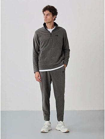 Conjunto de sudadera y pantalón de forro polar de poliéster para hombre tommy
