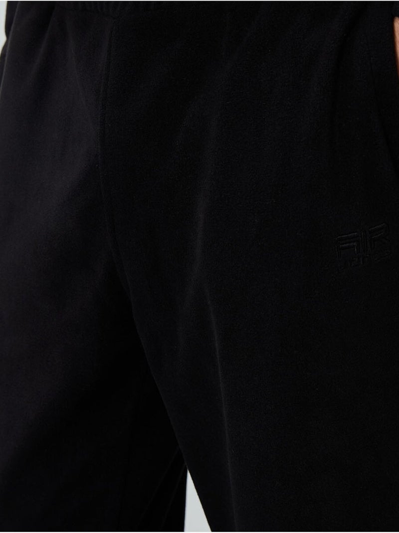 Conjunto de sudadera y pantalón de forro polar de poliéster para hombre tommy Negro - Kiabi