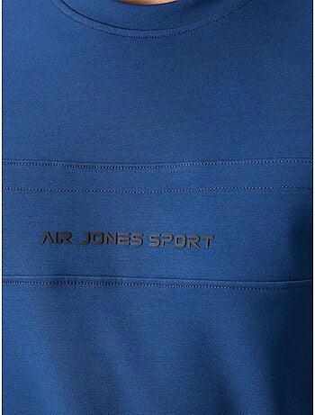 Conjunto de sudadera y pantalón de forro polar estampado tommy