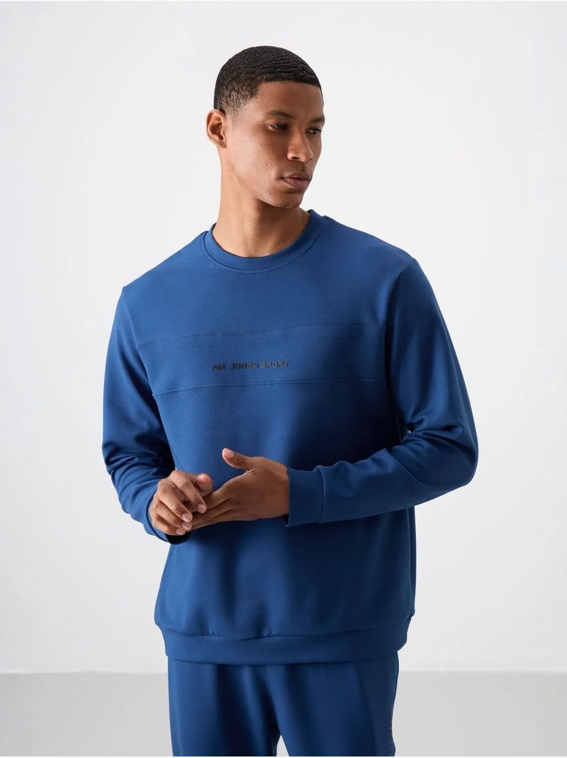 Conjunto de sudadera y pantalón de forro polar estampado tommy Azul - Kiabi