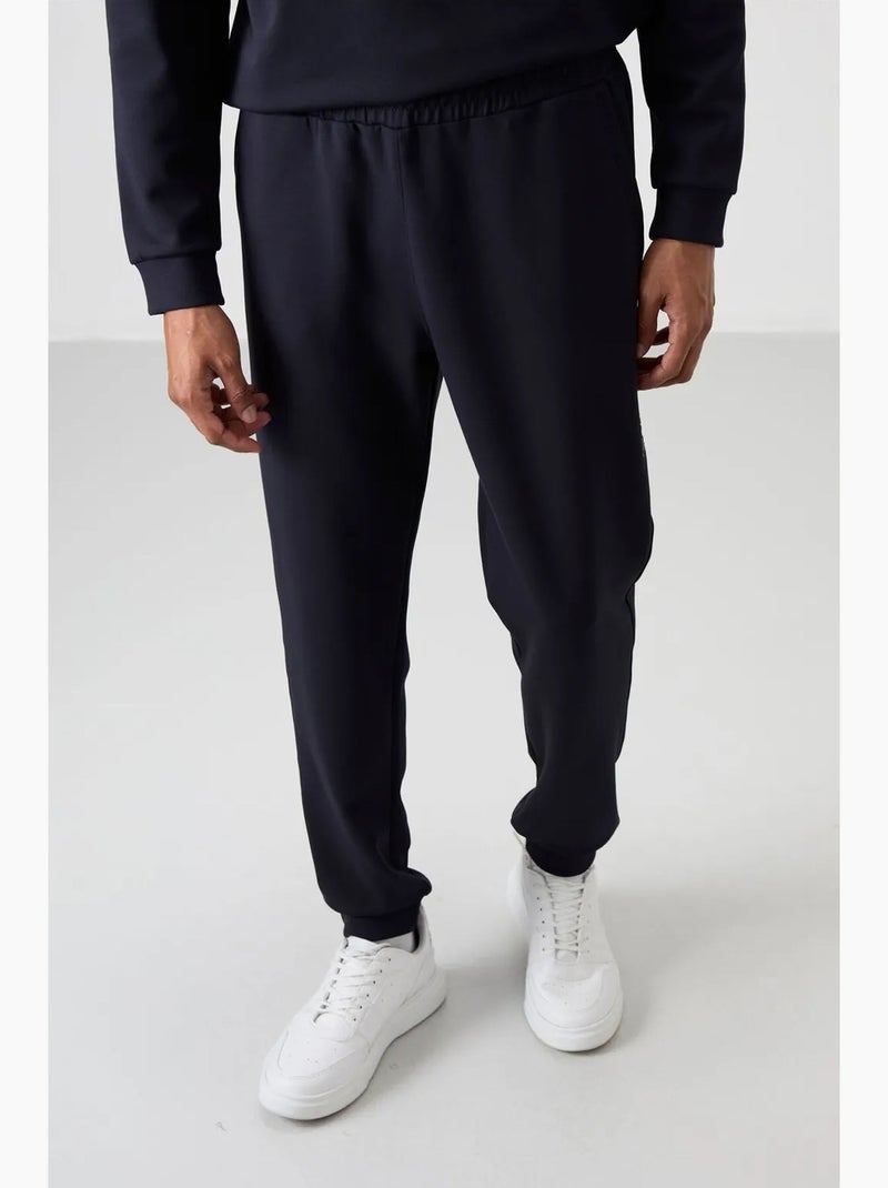 Conjunto de sudadera y pantalón de forro polar estampado tommy Azul marino - Kiabi