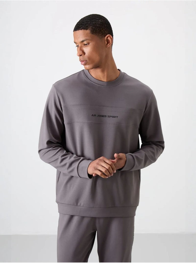 Conjunto de sudadera y pantalón de forro polar estampado tommy Gris - Kiabi