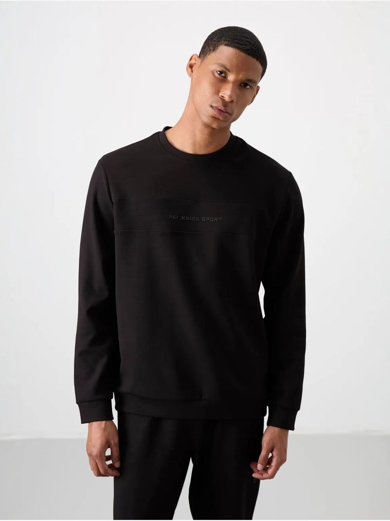 Conjunto de sudadera y pantalón de forro polar estampado tommy Negro - Kiabi