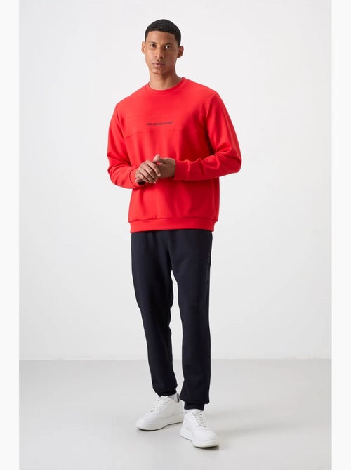 Conjunto de sudadera y pantalón de forro polar estampado tommy - Kiabi Conjunto de sudadera y pantalón de forro polar estampado tommy - Kiabi