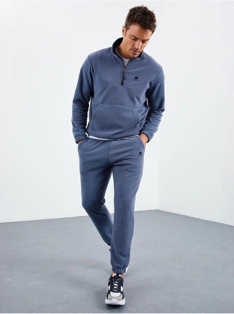 Conjunto de sudadera y pantalón de poliéster para hombre tommy Azul - Kiabi
