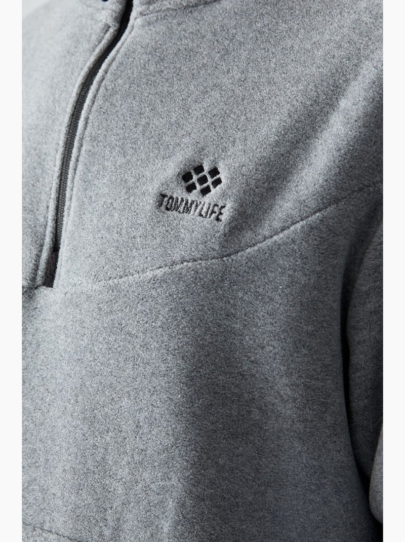 Conjunto de sudadera y pantalón de poliéster para hombre tommy Gris - Kiabi